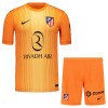 Virallinen Fanipaita + Shortsit Maalivahdin Atlético Madrid 2025-26 Oranssi - Lasten